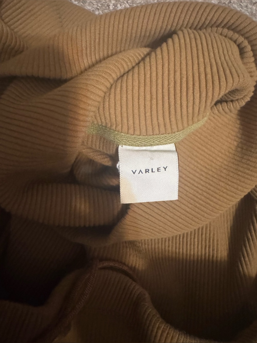 Varley Charles Pullover Sweatshirt in Olive Green - Picture 2 of 4